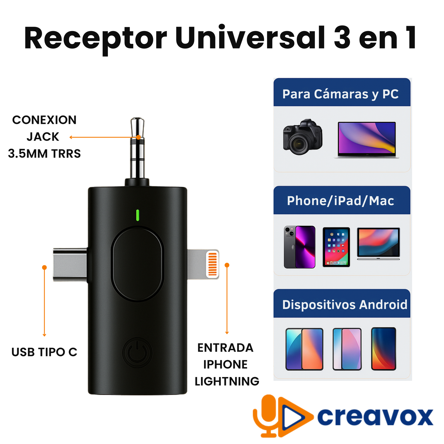 Kit Creacion Contenido Influencer Streamer Tripode Luz y Micrófonos