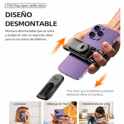 Kit Creacion Contenido Influencer Streamer Tripode Luz y Micrófonos