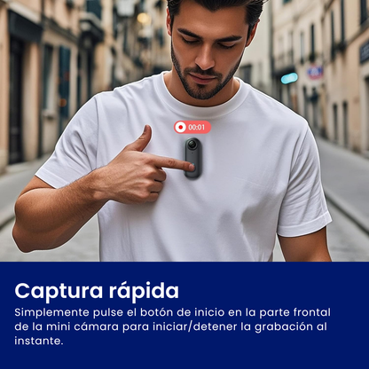 Cámara POV BodyCam 1080 con Accesorios Creavox®