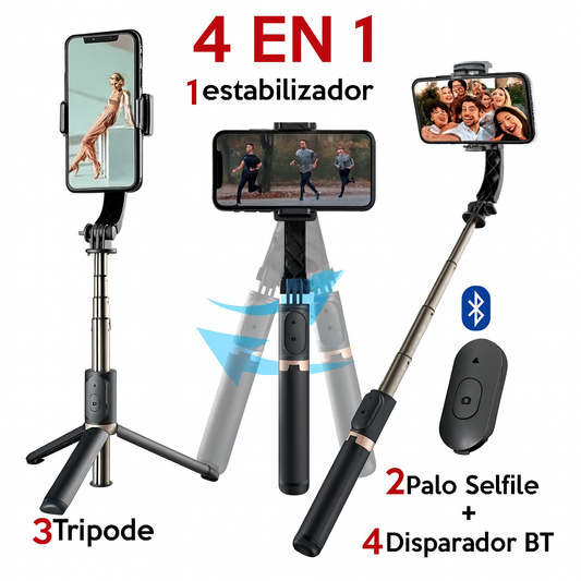 Gimbal Estabilizador 360° con Trípode
