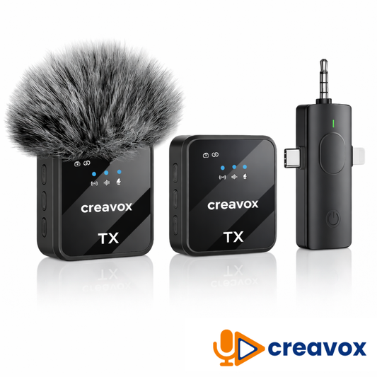 Micrófono Lavalier Inalámbrico Pro Jack Creavox